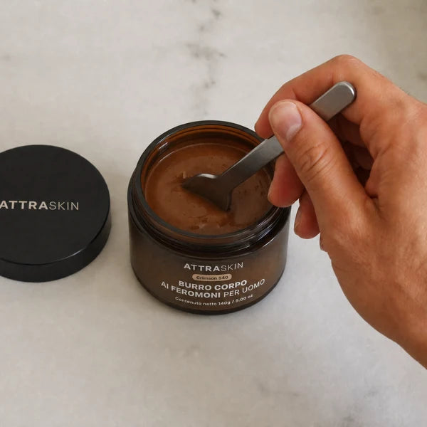 Stir the body butter in the jar